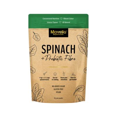 Mavella Superfoods Spinach + Prebiotic Fibre Powder 50g